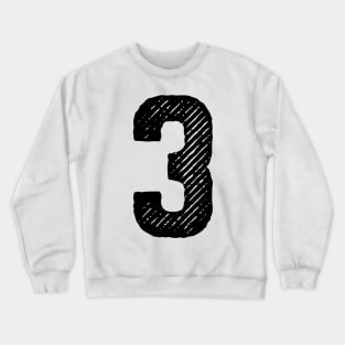 Rough Number 3 Crewneck Sweatshirt